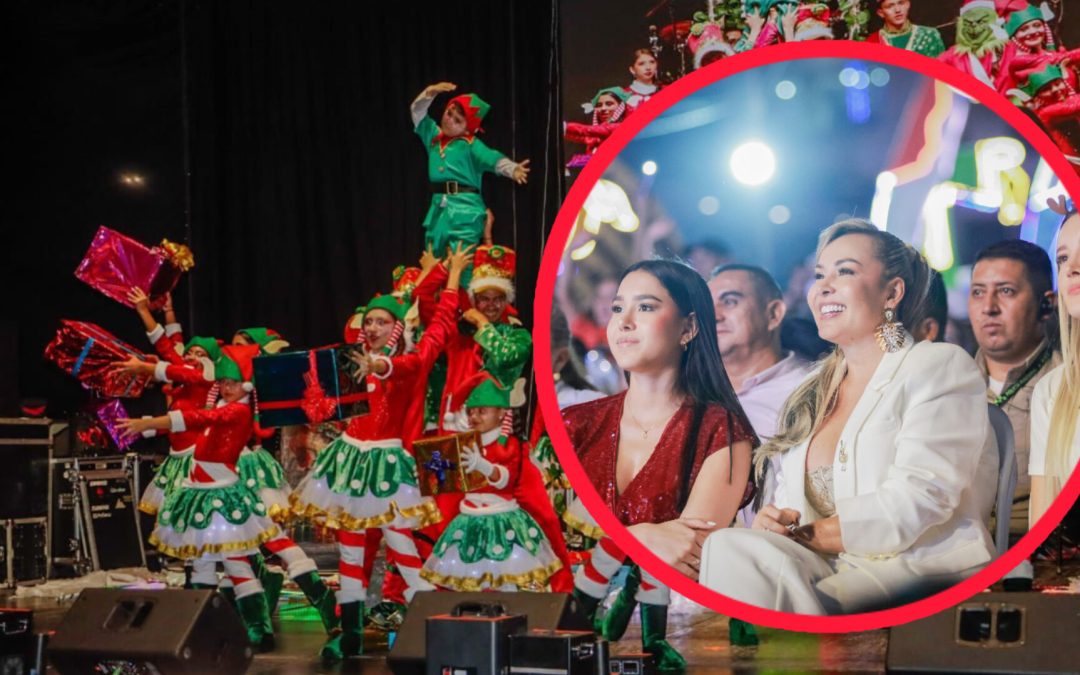 Ibagué encendió su Navidad con un show multitudinario