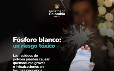 Residuos de pólvora con fósforo blanco pueden provocar intoxicaciones graves en niños