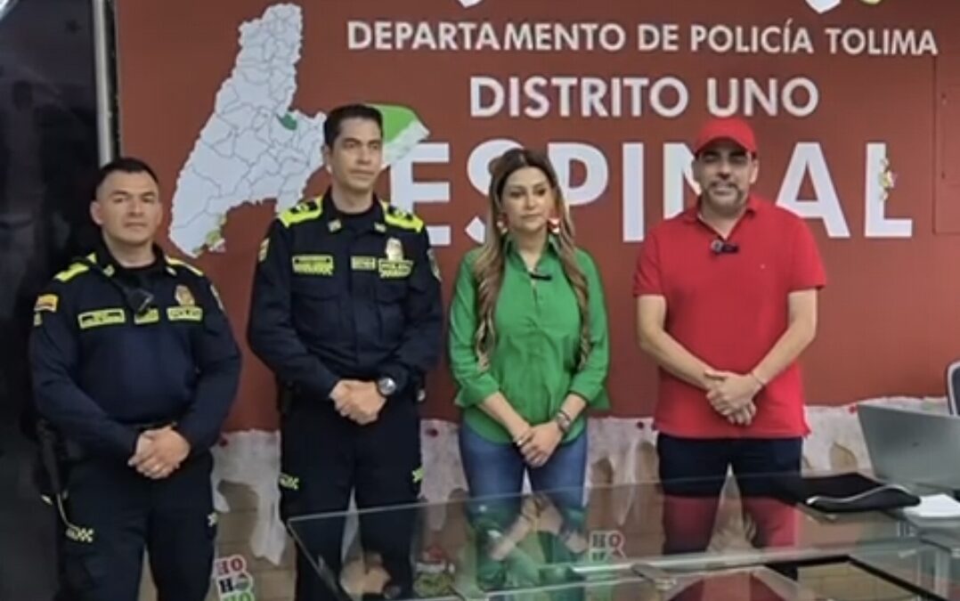Mano dura en El Espinal: Matiz lidera cerco a la criminalidad