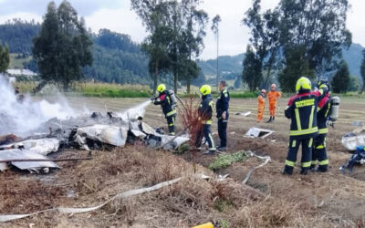 Seis vidas perdidas en accidente aéreo en Paipa