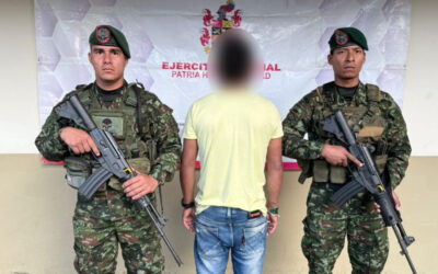 Integrante de grupo armado se entrega al Ejército en el sur del Tolima