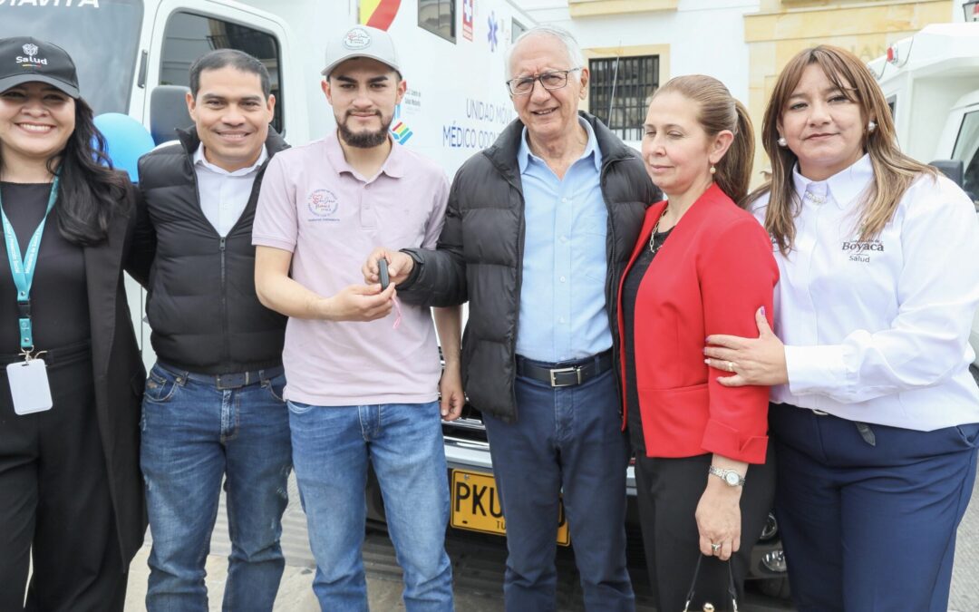 Boyacá recibe 34 vehículos de transporte asistencial