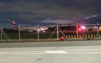 Avión de LATAM suspendió despegue en El Dorado