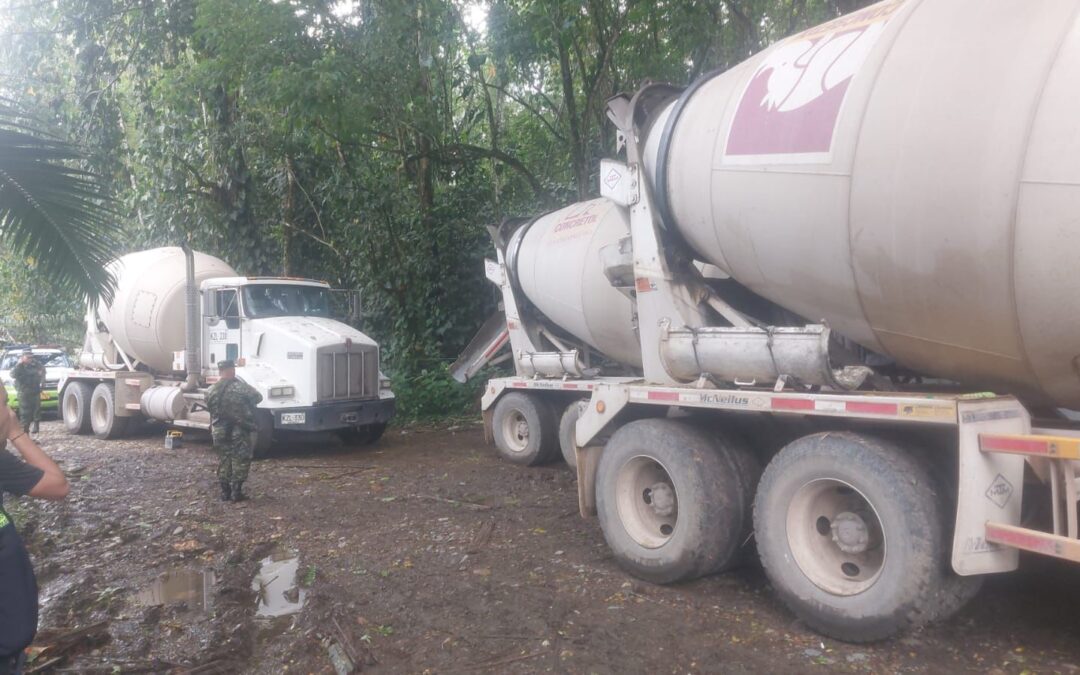 Recuperan camiones robados tras millonario hurto en el norte del Tolima