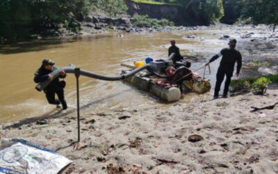Autoridades frenan minería ilegal que dañaba el río La Yuca en Tolima