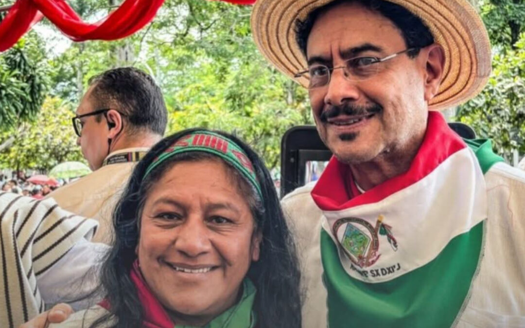 Iván Cepeda anuncia a Aída Quilcué como su fórmula vicepresidencial