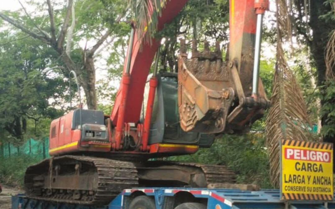 Maquinaria incautada es usada para atender emergencia por lluvias en Planadas