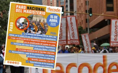 Paro docente nacional suspende clases en colegios públicos