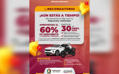 Últimos días para descuento en impuesto vehicular en Tolima