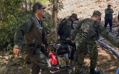 Ejército frenó explotación ilegal de oro en zona rural de Coyaima