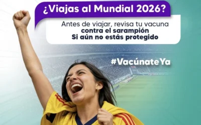 Ministerio de Salud recomienda el esquema de vacunación antes de viajar al Mundial FIFA 2026