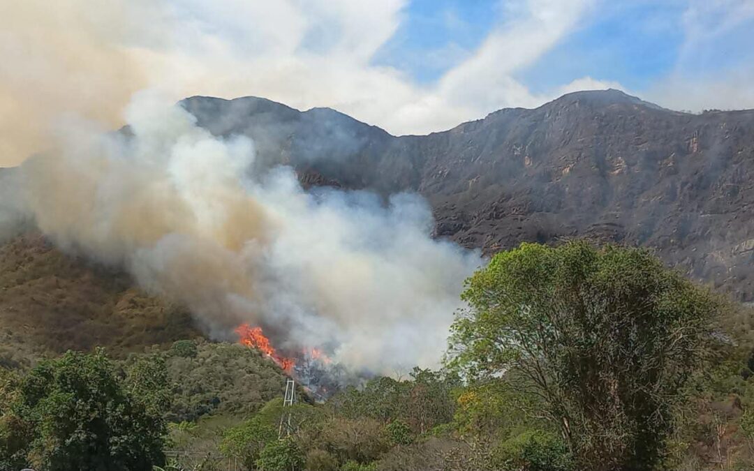 Incendio en el Alto de Gualanday está controlado en un 95 %