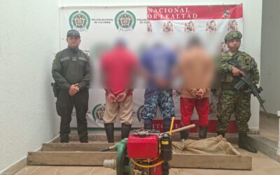 Operativos militares golpean la minería ilegal en Coyaima y Chaparral