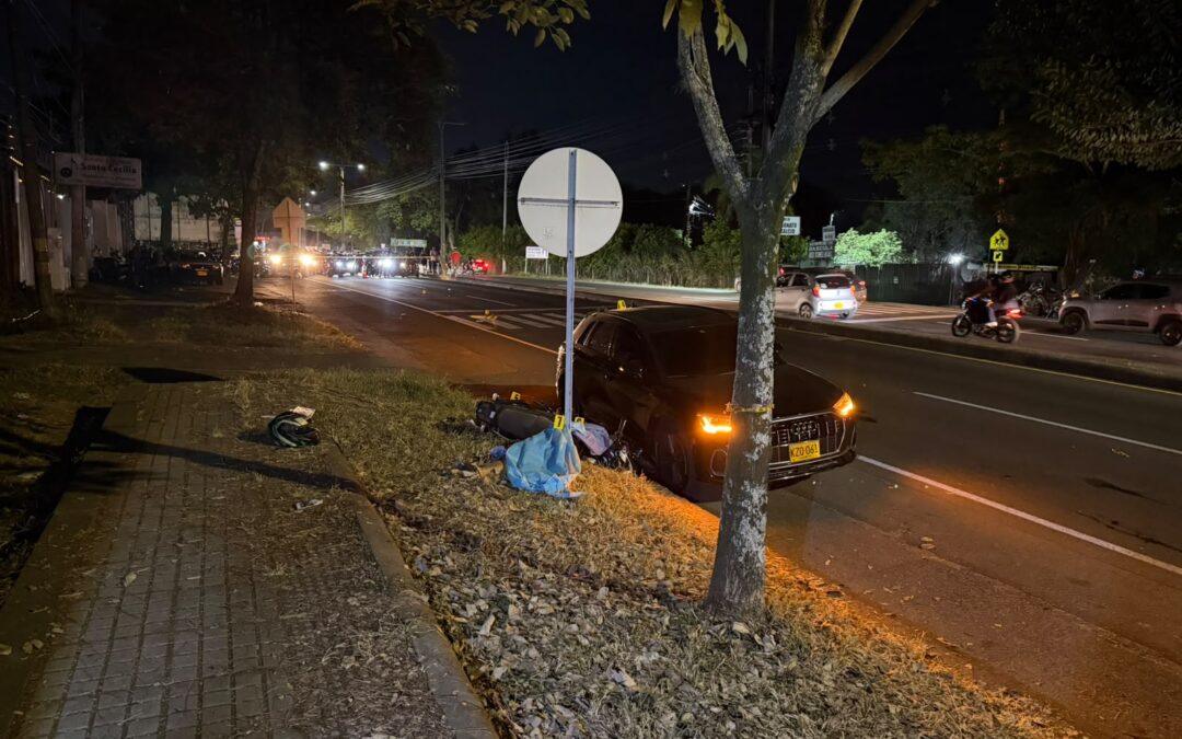 Tragedia vial en Mirolindo deja un motociclista muerto