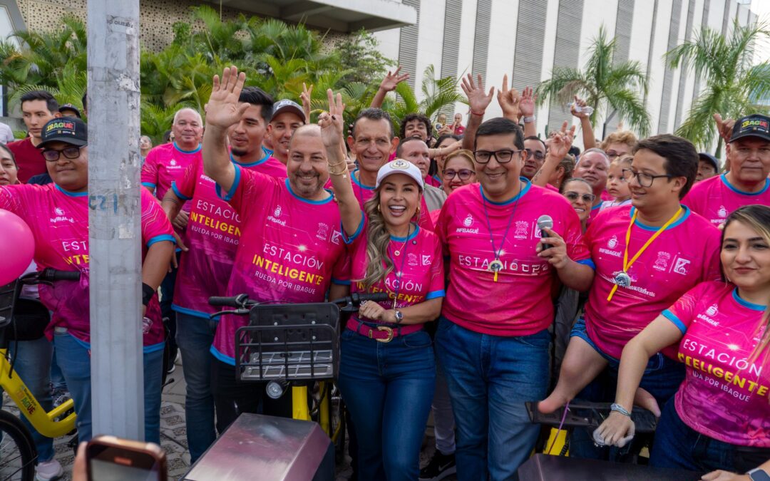 Ibagué estrena su primera estación inteligente del sistema público de bicicletas