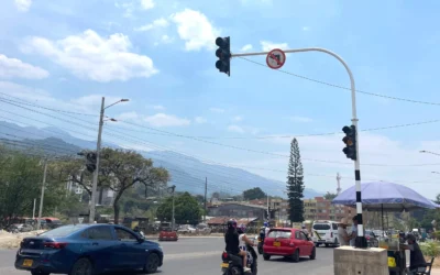 Semáforos llegan a la calle 103 con Quinta para ordenar la movilidad en Ibagué