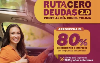 Contribuyentes pueden acceder al 80% de descuento en sanciones e intereses del impuesto vehicular