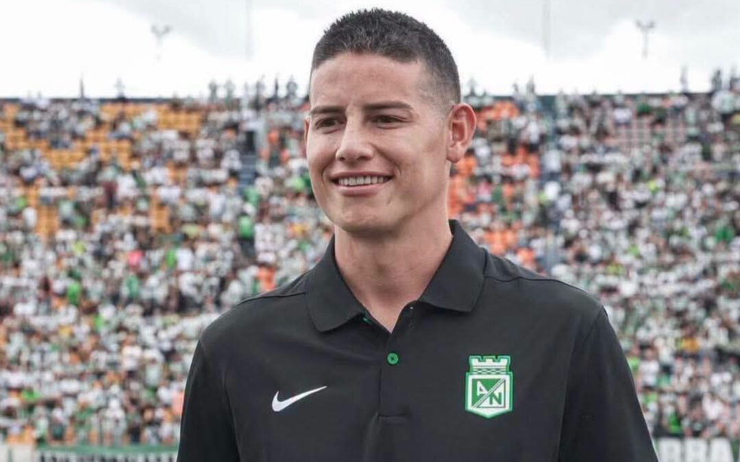 James Rodríguez ya luce los colores de Nacional