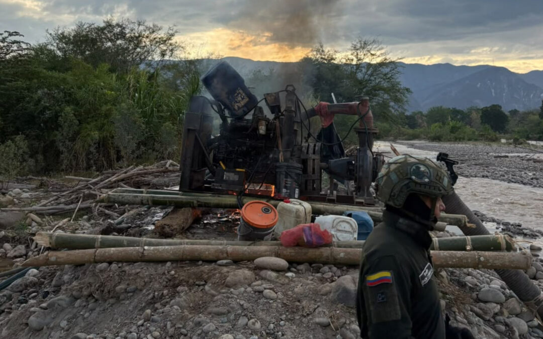 Ataco concentra nueva ofensiva contra la minería ilegal en el sur del Tolima