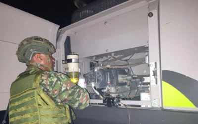 Operativo militar golpea explotación minera ilegal en zona rural de Chaparral