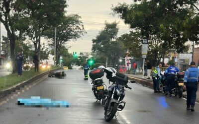 Accidente en la carrera Quinta deja una persona muerta y otra herida en Ibagué