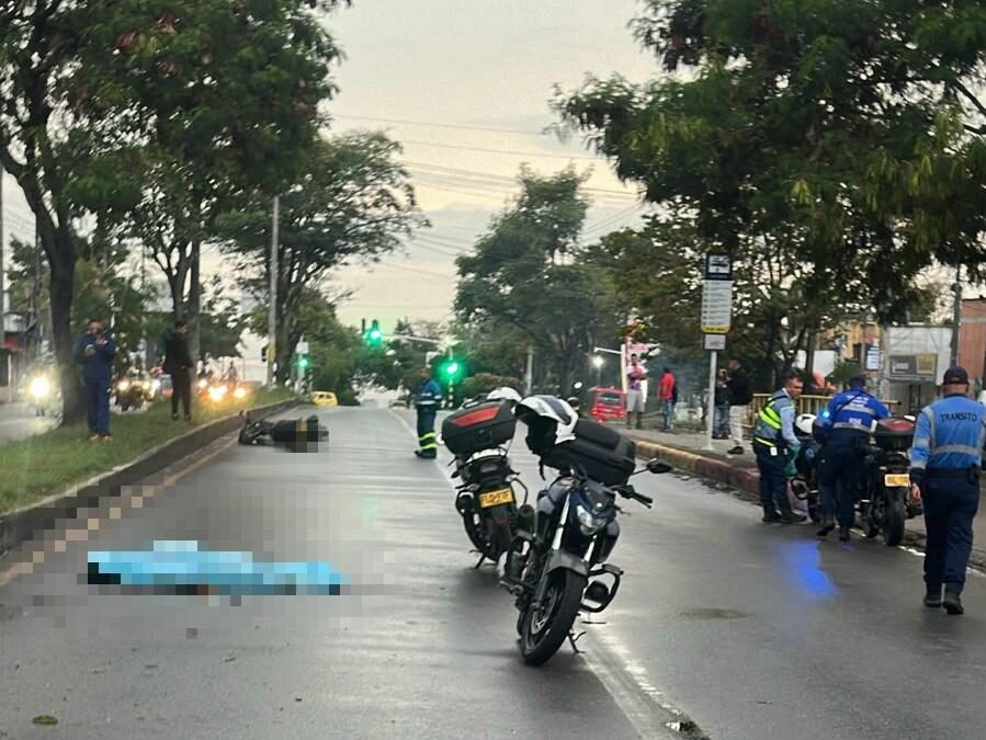 Accidente en la carrera Quinta deja una persona muerta y otra herida en Ibagué