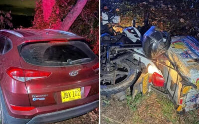 Árbol sobre la vía deja motociclista herido entre Alvarado y Venadillo