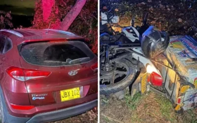 Árbol sobre la vía deja motociclista herido entre Alvarado y Venadillo